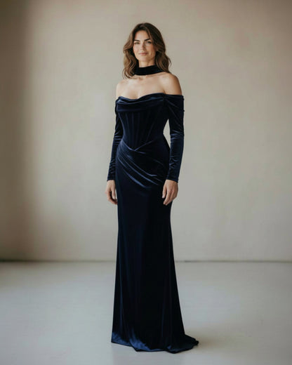 samtigem Velours-Stoff - E256