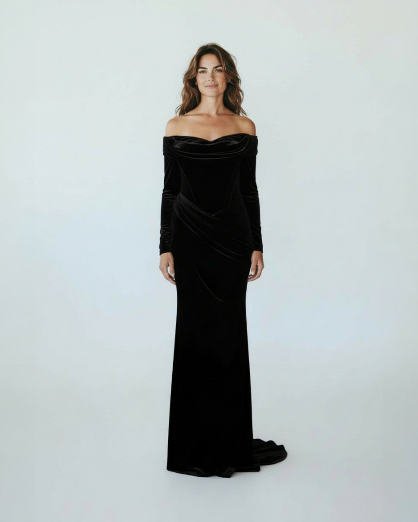 samtigem Velours-Stoff - E256