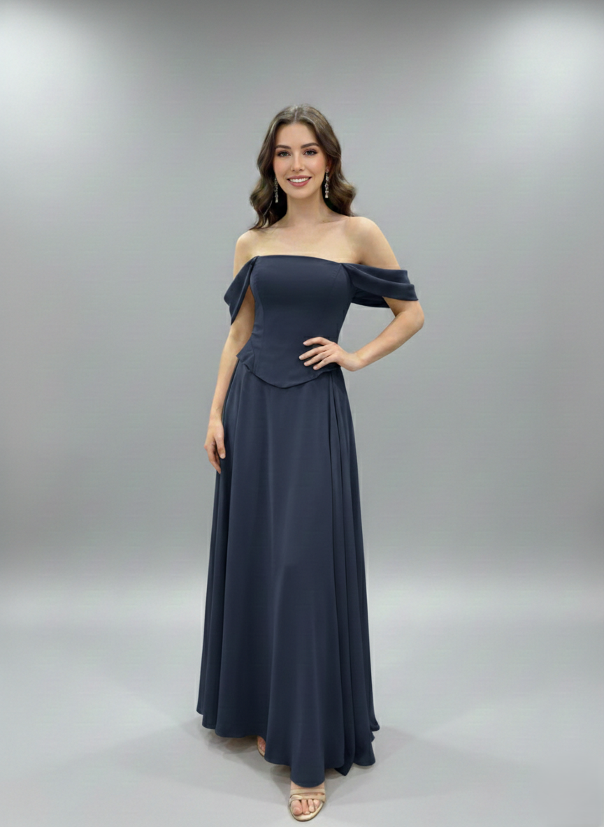 Dieses Design vereint moderne und klassische Elemente mit einem betonten Ausschnitt E327