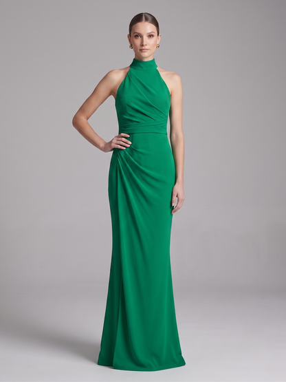 Aus leichtem Chiffon gefertigt, überzeugt dieses Kleid mit einem fließenden Schnitt E336