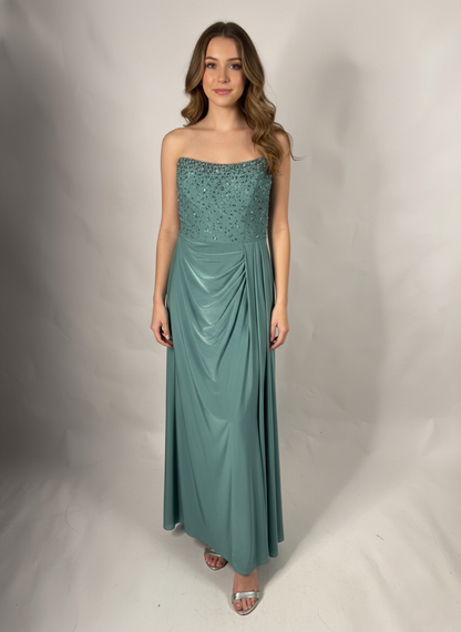 Elegantes Abendkleid mit Glitzer-Effekt E317