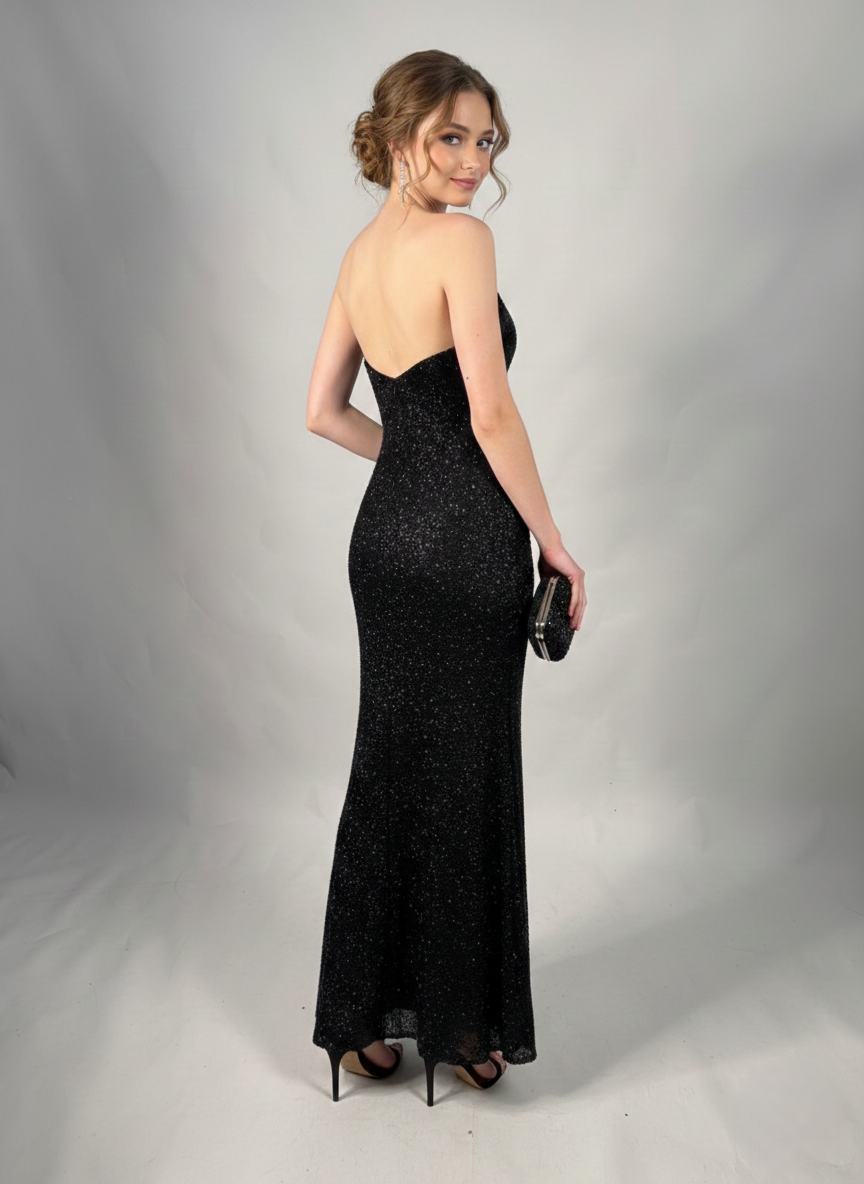 Elegantes Funkelndes Abendkleid E335